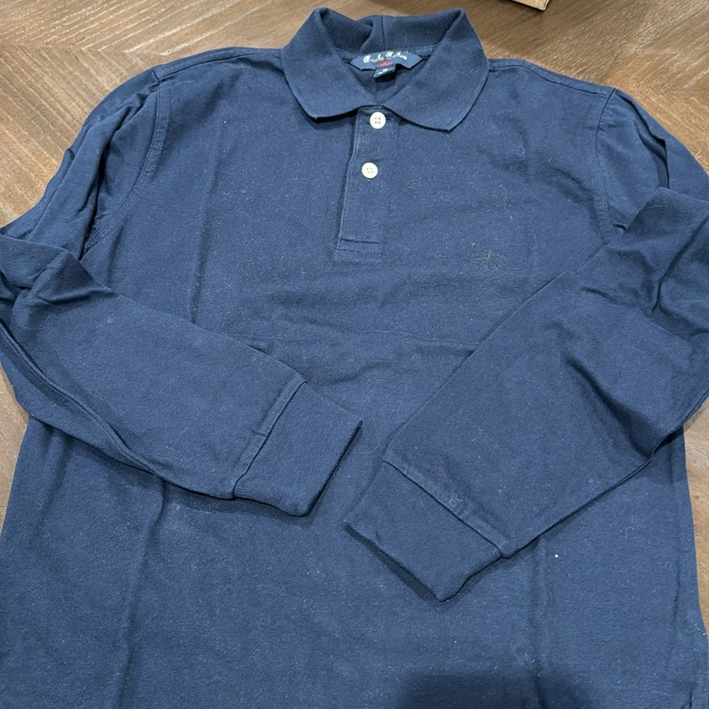Brooks brothers long sleeves girls uniform polo size M NEW
